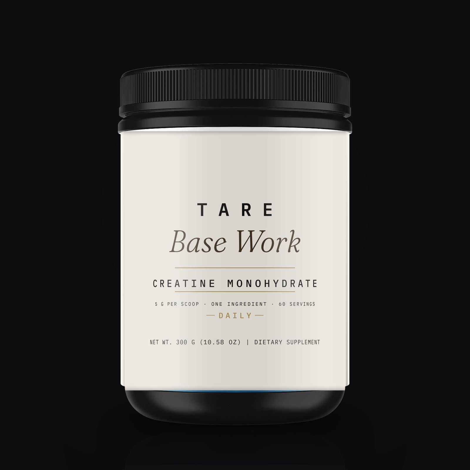 TARE Base Work — 300 g creatine monohydrate tub